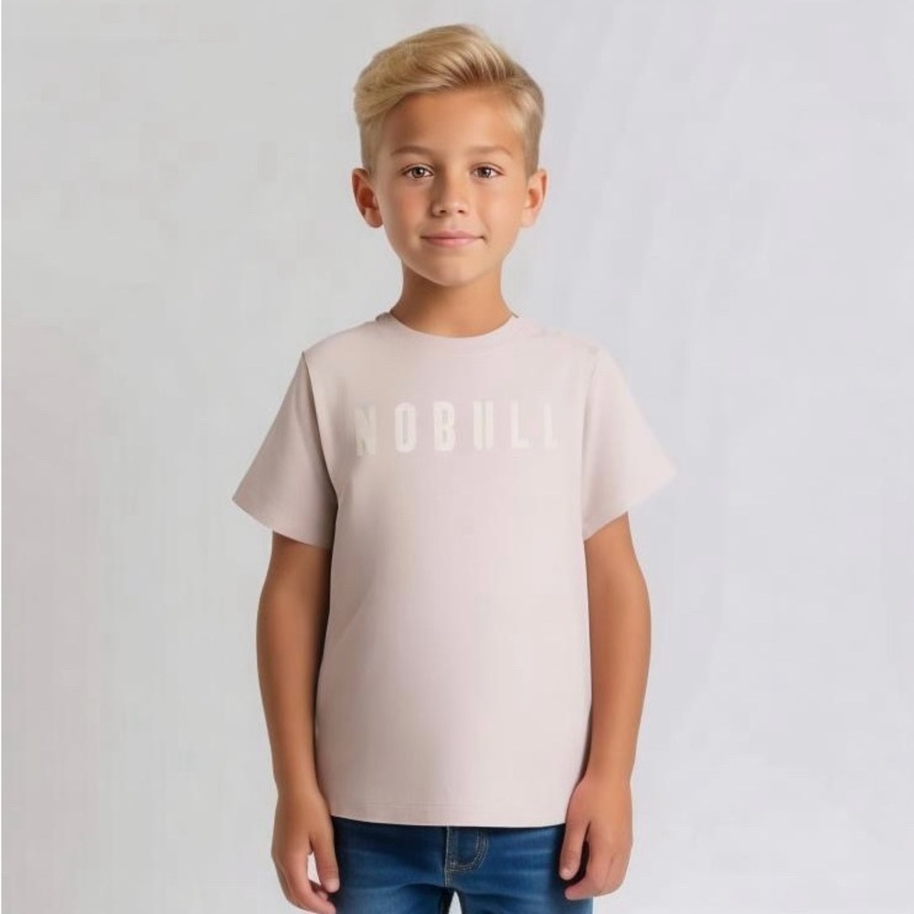 NWT NOBULL Kid’s Tee - Medium - Dusty Rose Pink